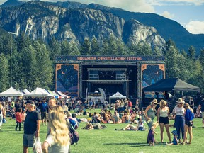 The 2019 Squamish Constellation Festival mainstage. [PNG Merlin Archive]