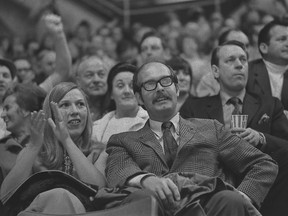 Spectators at the Canucks' first NHL game against the L.A. Kings on Oct. 9, 1970 at the Pacific Coliseum. Brian Kent/Vancouver Sun