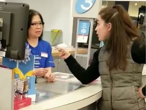 A woman's racist tirade against staff at a Burnaby Shoppers Drug Mart was captured on video and shared widely on social media.
