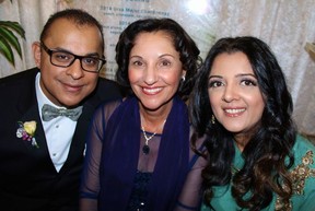 COMMUNITY BUILDERS: Robin and Rena Dhir’s South Asian fundraiser A Night of Miracles they founded has raised more than $6.1 million for Teri Nicholas’ B.C. Children’s Hospital Foundation. Photo: Fred Lee.