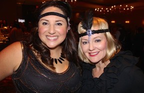 ROARING SUCCESS: Family Services of Greater Vancouver’s Director of Development Amanda Sayfy and CEO Karin Kirkpatrick were delighted with the $170,000 raised from their second annual Roaring 20s Speakeasy Soiree. Photo: Fred Lee.
