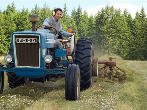 Michael Ableman, author, organic farming pioneer and social activist who co-founded Sole Food Street Farms in Vancouver, on his farm on Salt Spring Island.