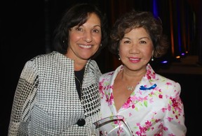 B.C. Children’s Hospital Foundation CEO Teri Nicholas thanked Outstanding Legacy Philanthropist Sandy So for her 30 years of support for B.C.’s kids. Photo: Fred Lee.
