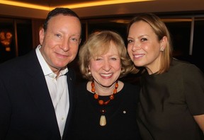 Former Prime Minister Kim Campbell was one of the special guests at do-gooders Lorne and Melita Segal annual pre-WE Day Celebration Dinner. Photo: Fred Lee.