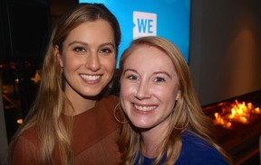 Chantal Segal sparkplugged the idea for her family to bring WE Day to Vancouver 12 years ago. Segal joined WE Day staffer Bryanna Baker and guests for the celebration dinner at her family home. Photo: Fred Lee.