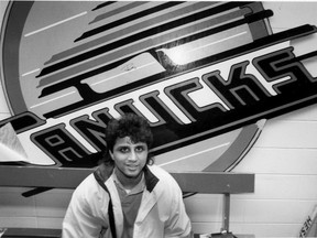 Robin Bawa, shown in this 1992 photo, rose above the racism in his junior and pro hockey career, and inspired many others along the way.
