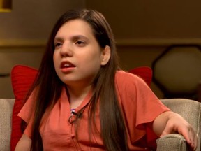 Natalia Barnett in a sit-down interview with Dr. Phil. (YouTube)