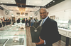Ken Selvaraja, owner of Lanka Jewels, holding a starfish necklace that was created in honour of his late wife Sandra, who passed unexpectedly in May 2018.