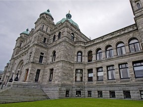 The B.C. Legislature.