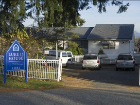 Luke 15 House, a drug recovery centre, in Surrey.