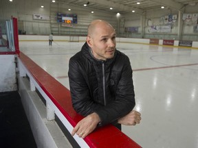 Kris Beech, former NHL player who is now a mindfulness training coach, at 8-Rinks in Delta.