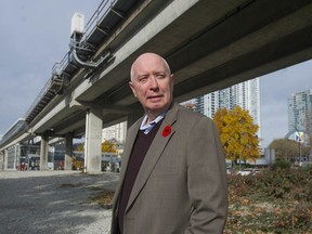 Burnaby Mayor Mike Hurley at Metrotown on Friday, Nov. 8, 2019.