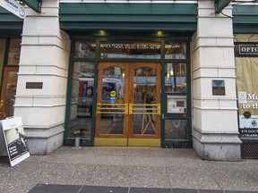 Einstein Exchange, in the building at 736 Granville St. in downtown Vancouver, has been taken over by a receiver.