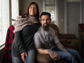 Ryan and Estelize Masales at their home in Abbotsford on Nov. 18.