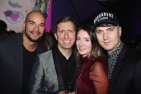 Nico Everhart, Lazy Gourmet’s Kevin Mazzone, Michelle Buss and Murdock Pollon were among the 350 partygoers who took in Cornucopia’s signature party.