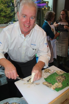Famed Vancouver shucker and past world oyster shucking champion Bob Skinner, better known as Oyster Bob, has been separating bivalve shells for more than 35 years.