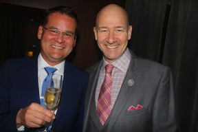 Araxi wine director Jason Kawaguchi and restaurant director Neil Henderson fronted the sold-out Tinhorn Creek winemaker dinner in the Araxi Cellar.