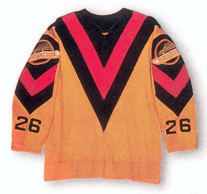 Vancouver canucks cheap flying v jersey