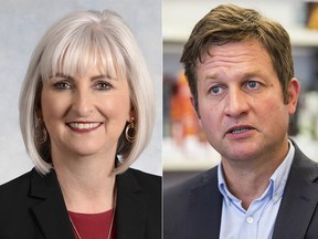 B.C. Teachers Federation president Teri Mooring and Education Minister Rob Fleming are facing off amid stalled contract talks.
