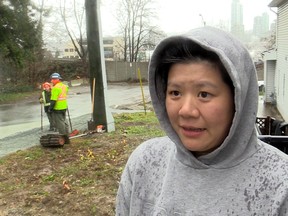 Mandy Yeh's home was flooded in the early morning hours of Thursday when a water main on her block broke.