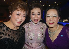 CROWNING ACHIEVEMENT: Pageant gala chairs Glynnis Chan, May Ho and Shella Keung helped raise $460,000 for B.C. Cancer and the purchase of leading state-of-the-art radiation equipment. Photo: Fred Lee.