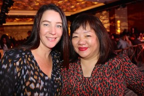 TRENDSETTERS: Two-time chairs Lisa Dalton and Susan Chow saw an impressive $700,000 collected at their always-stylish Hope Couture Luncheon and Fashion Show. Photo: Fred Lee.