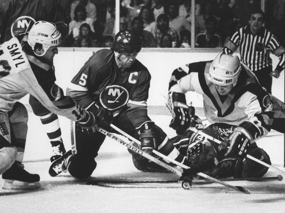 Game 3 1982 Stanley Cup Final Islanders at Canucks CBC Hockey Night in  Canada broadcast 