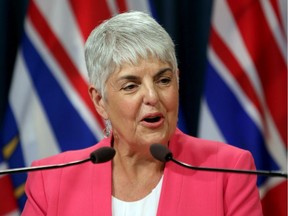 B.C. Finance Minister Carole James.