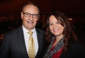 Daryl Dunn, vice-president commercial banking, and Tamara Van Der Brink, regional vice-president of Scotiabank, sponsored the 18th annual Hope in the City breakfast. The event looked to raise $400,000 to kick start the Salvation Army’s annual holiday campaign.