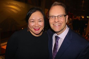 Event chair Jasmine Allen and Virgin Radio’s Drew Savage fronted the 11th Mission Possible Gala at the Fairmont Waterfront Hotel in Vancouver.