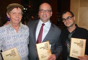 Momentum Award recipients Lorenzo Walters, John Barbour and Thomas Gibbons credit their success to Mission Possible’s ongoing efforts to lift up people in the country’s poorest neighbourhood.
