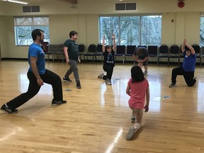 Child participants in the Childhood Obesity Foundation's Generation Health program, a free 10-week program that instructs families how to eat healthfully and encourages physical activity to combat unhealthy weight.