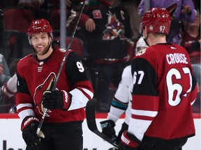 The Canucks will be looking to slow down Taylor Hall when he and the Arizona Coyotes play in Vancouver Thursday night.