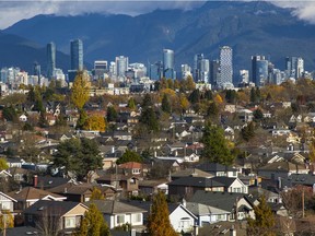 Vancouver skyline.