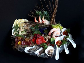 The Lunar New Year kaisen sushi platter from Minami restaurant in Yaletown. [PNG Merlin Archive]