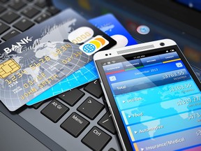 According to a BMO survey, 70 per cent of Canadians with smartphones were already using financial apps in 2013. There is an app to help you with almost any money issue, whether it's paying down debt (Debt Manager), organizing your loyalty cards (Stocard), combing flyers for deals (Flipp) or filing receipts (Receipts). Getty Images/iStockphoto