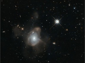 File photo: A NASA image of a distant galaxy.