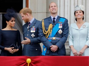 Meghan, Harry, Will and Kate.