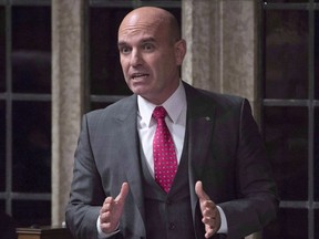 Then-NDP member of Parliament Nathan Cullen in the House of Commons in October 2017.