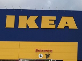 An IKEA storefront.