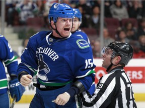 Derek Dorsett was a loud and proud winger with the Canucks.