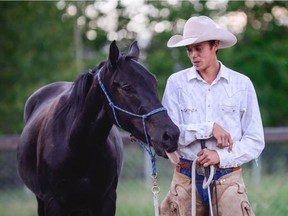 Jordan Camille was out trying to find horses stranded in a snowstorm on Sunday when he and the horse he was riding, Rory, were struck by a CN train in Rayleigh. The horse died in the collision and Camille remains in hospital.