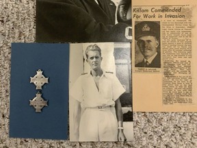 Two memoral medals belonging to Vancouver-born naval hero Lieut. David Allison Killam have appeared on E-bay. [PNG Merlin Archive]