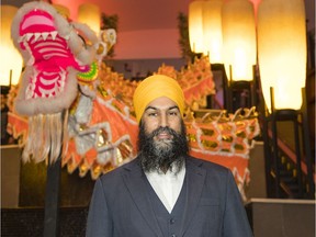 Federal New Democrat Leader Jagmeet Singh helped ring in the Lunar New Year in Burnaby on Saturday.