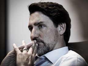 Justin Trudeau is shown in this recent handut image provided by his official photographer, Adam Scotti.