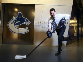 'Obviously, we went through some down years, but it feels like we’ve turned a corner. It’s an exciting time,' says newly promoted Canucks assistant general manager Chris Gear, pictured in 2013.