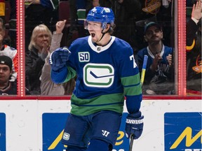 Tyler Toffoli has made an impact with 10 points in 10 Canuck games.