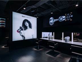 The Styling Bar within the new Dyson Demo store in Vancouver.