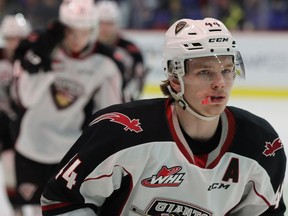 Bowen Byram was the fourth overall pick in last summer’s NHL Draft, going to the Colorado Avalanche.