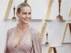 Brie Larson poses on the red carpet during the Oscars arrivals at the 92nd Academy Awards in Hollywood, Los Angeles, California, U.S., February 9, 2020. REUTERS/Eric Gaillard